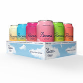 Recess Magnesium Sparkling Water 12-pack sampler front view