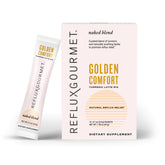 REFLUX GOURMET Golden Comfort turmeric latte mix packet front view