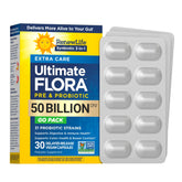 Renew Life Extra Care Probiotic Capsules 50 Billion CFU front view