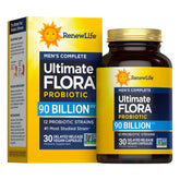 Renew Life Men's Care Probiotic Capsules 90 Billion CFU front view