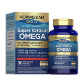 Renew Life Norwegian Gold Omega 3 Fish Oil Softgels 950mg front view
