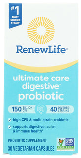 Renew Life Probiotic Supplement front view packaging
