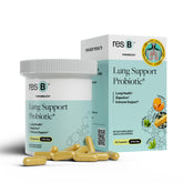 ResBiotic Lung Support Probiotic Capsules 30 Count front view