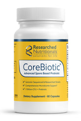 Researched Nutritionals CoreBiotic Prebiotic Probiotic Capsules front view