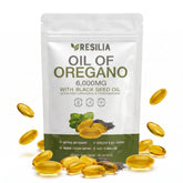 Resilia Oil Of Oregano Softgels front view with packaging