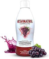 Resvinatrol Complete 32oz liquid resveratrol supplement front view