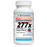 REVGENETICS Turmeric Curcumin Supplement front view