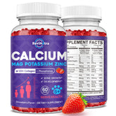 ReviNutra Calcium Gummies 600mg front view with packaging