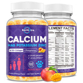 ReviNutra Calcium Gummies front view with packaging
