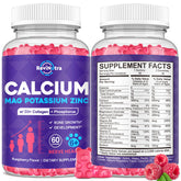 ReviNutra Calcium Gummies front view with packaging