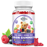 ReviNutra Iron Gummies for Kids front view packaging