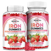ReviNutra Iron Gummies front view with packaging
