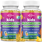 ReviNutra Kids Magnesium Gummies front view, pineapple flavour