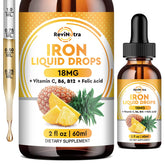 ReviNutra Liquid Iron Supplement 150g front view