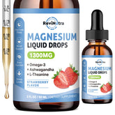 ReviNutra Magnesium Liquid Drops 1300mg front view
