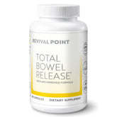 Revival Point Total Bowel Release supplement front view with packaging