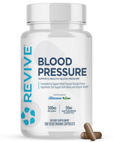 Revive Blood Pressure Support Capsules front view with label