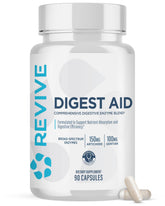 Revive daily Aid Multi-Enzymes 90 vegetarian capsules front view