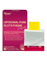 Rhionia Liposomal Glutathione Film front view with packaging