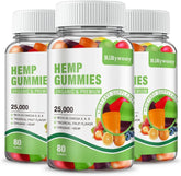 RiRywony Health Hemp Gummies 25,000mg Omega 3-6-9 bottle front view