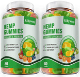 RiRywony Health Hemp Gummies bottle front view with 80 gummies