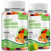RiRywony Health Hemp Gummies Omega 3-6-9 bottle front view