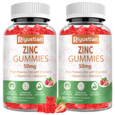 Riyuetian Zinc Gummies front view with packaging