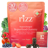 Rizz Multivitamin Gummies front view with packaging
