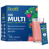 Root'd Men's Multivitamin Drink Mix packaging front view
