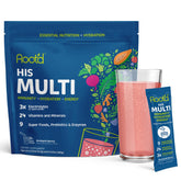 Root'd Multivitamin Drink Mix for Men packaging front view