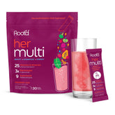 Root'd Multivitamin Drink Mix for Women packaging front view
