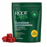 ROOT LABS Magnesium Gummies front view with packaging