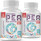 Rosmolo Liposomal PEA + Luteolin softgel capsules front view