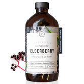 Rowe Casa Organics Elderberry Syrup 473ml front view