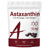 Rulinal Astaxanthin 12mg softgels bottle front view