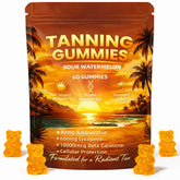 Ryurop Tanning Gummies front view with packaging