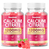 Saajoor Calcium Citrate Gummies front view with packaging