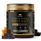 SAHAK Shilajit Gummies front view with packaging