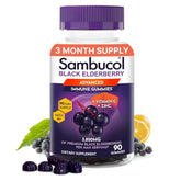 Sambucol Black Elderberry Gummies front view packaging