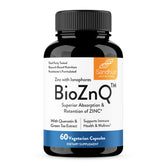 Sandhu's BioZnq Zinc Supplement 30 capsules front view