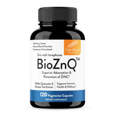 Sandhu's BioZnq Zinc Supplement 60 capsules front view