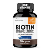 Sandhu's Collagen Biotin Keratin Capsules 60 count front view