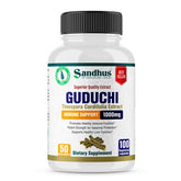 Sandhu's Guduchi Supplement 100 vegetarian capsules front view