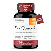 Sandhu's Quercetin Zinc Supplement 100g capsules front view