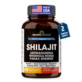 SANDHUHERBALS Shilajit Capsules 10-in-1 Formula front view