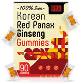 Sapotax Ginseng Gummies front view with packaging
