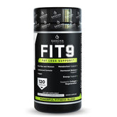 SASCHA FITNESS Fat Burner Supplement front view with capsule bottle
