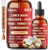 Satoomi 11in1 Mushroom Complex Liquid Supplement 30ml front view