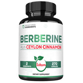 Satoomi Berberine Complex Plus Ceylon Extract bottle front view