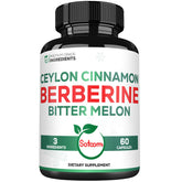 Satoomi Berberine HCl Supplement bottle front view